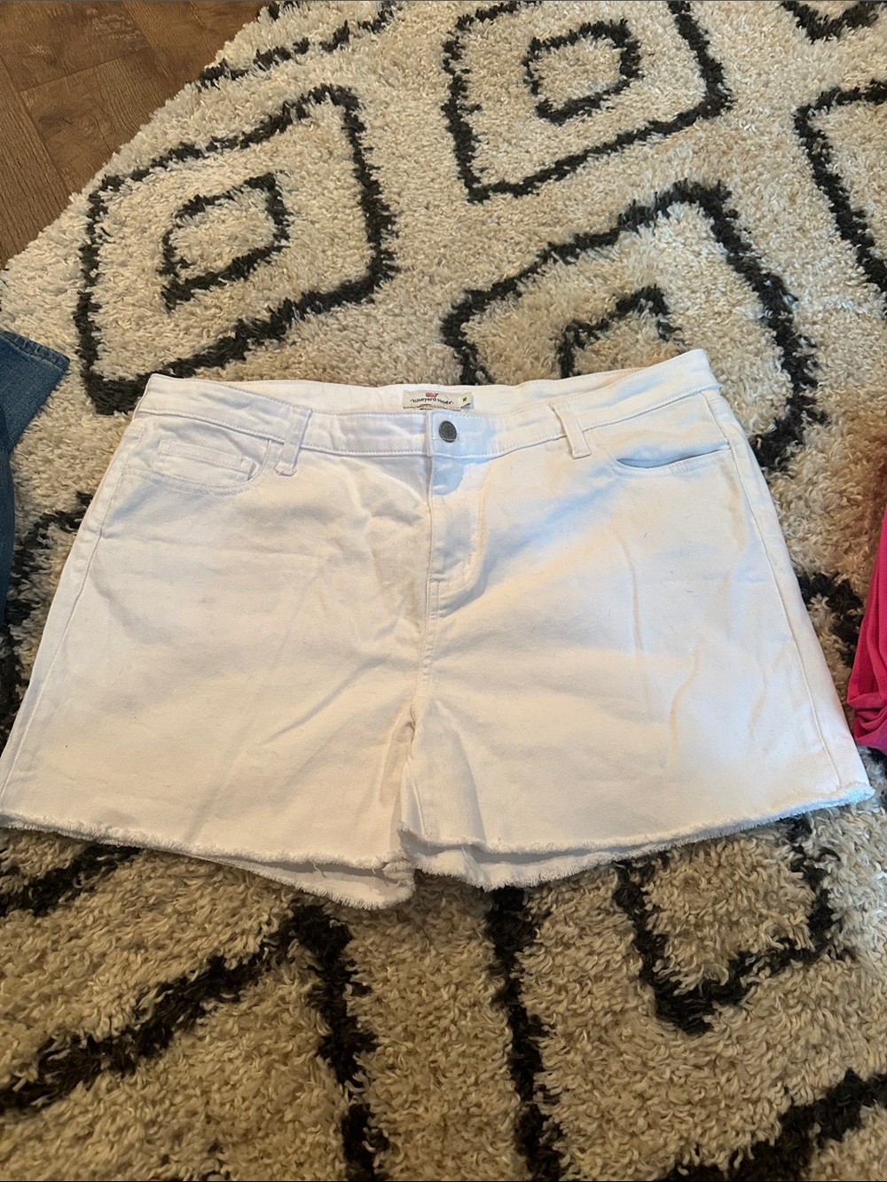 Vineyard Vines White Denim Cutoff Shorts